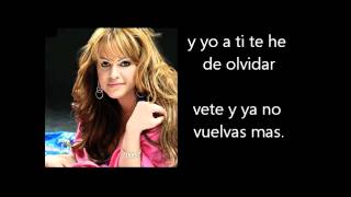 Jenni Rivera - Perdonar Es Olvidar Letra Lyrics