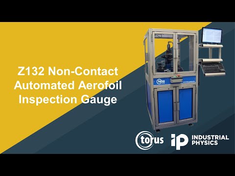 Video do Calibrador de Inspeção Automatizado Sem Contato para Aerofólios Z132