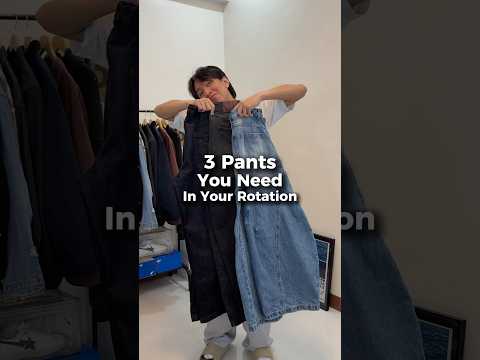 3 pants you need in your rotation #pants #jeans #fashion