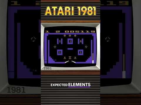VIDEO PINBALL : One of Nine 1981 Atari 2600 Cartridges