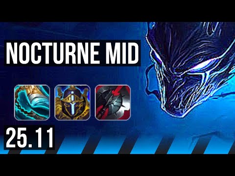 NOCTURNE vs YASUO (MID) | 10/2/8 | KR Master | 25.11