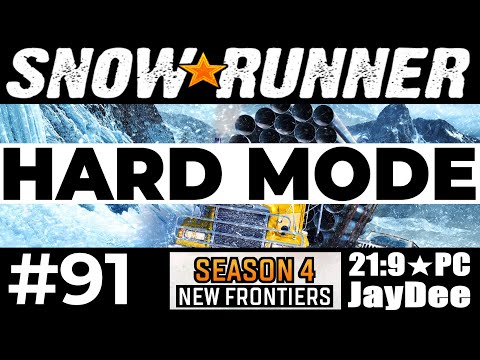 HARD MODE Tag #91 - Den ZIKS 605R freischalten - Kosmodrom/AMUR ★ SNOWRUNNER Deutsch