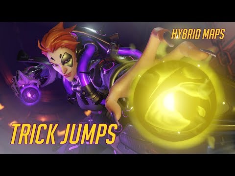 Moira Trick Jumps - Hybrid Maps - Overwatch