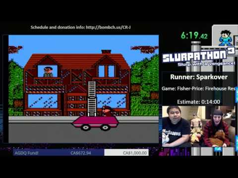 Slurpathon 3 Fisher-Price: Firehouse Rescue any% in 15:12 By Sparkover