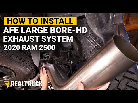 How to Install aFe Large Bore-HD Exhaust System on a 2020 Ram 2500