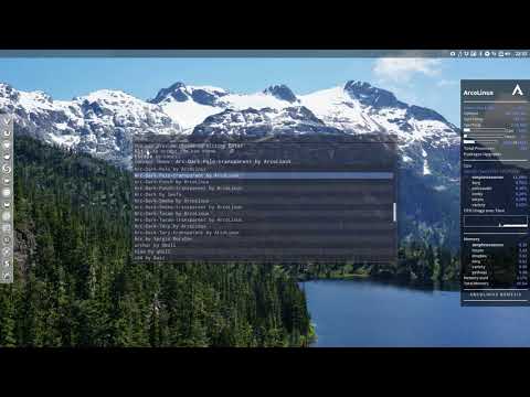 ArcoLinux : 427 rofi is an application launcher