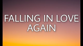 Celine Dion - Falling In Love Again (Lyrics)