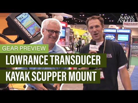 Lowrance Transducer Kayak Scupper Mount | Hobie Transducer Mount | Gear Preview