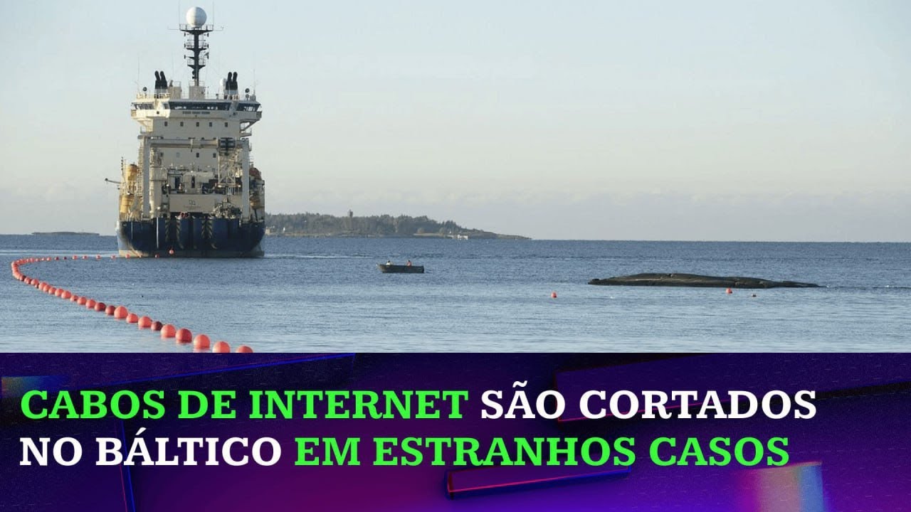 Tensão na Europa: cabos de Internet são cortados no mar Báltico