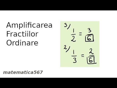 Amplificarea fractiilor