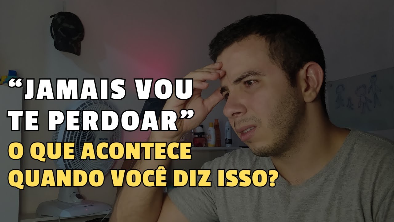 É isso o que acontece quando você não perdoa