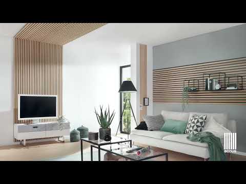 Acous Wandpaneele – ein Zusammenspiel von Akustik und Design.