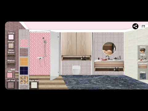 Bathroom Tiles design - Color  Video