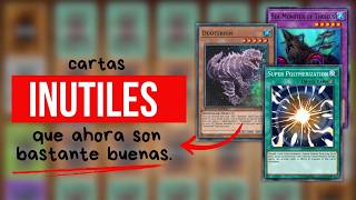 Las Cartas MÁS INÚTILES de Yu-Gi-Oh! que AHORA están ROTÍSIMAS