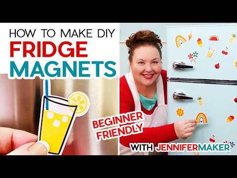 How to Make DIY Fridge Magnets with a Cricut!