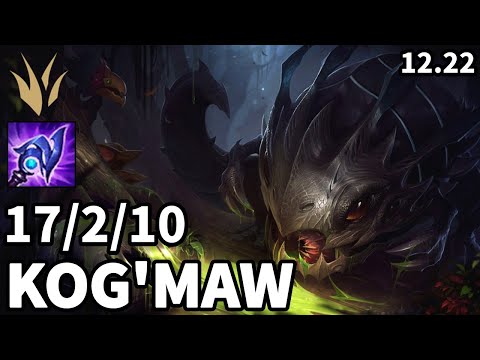 Kog'Maw Jungle vs Qiyana - EUW Master | Patch 12.22