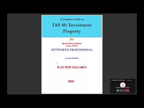 IAS 40 INVESTMENT PROPERTY