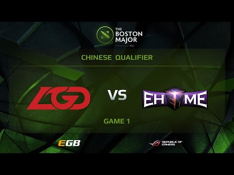 LGD vs EHOME K, Game 1, Boston Major CN Qualifiers