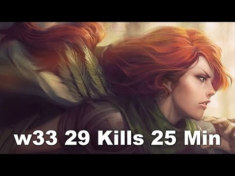 w33 Windranger 29 Kills 25 Minutes Dota 2
