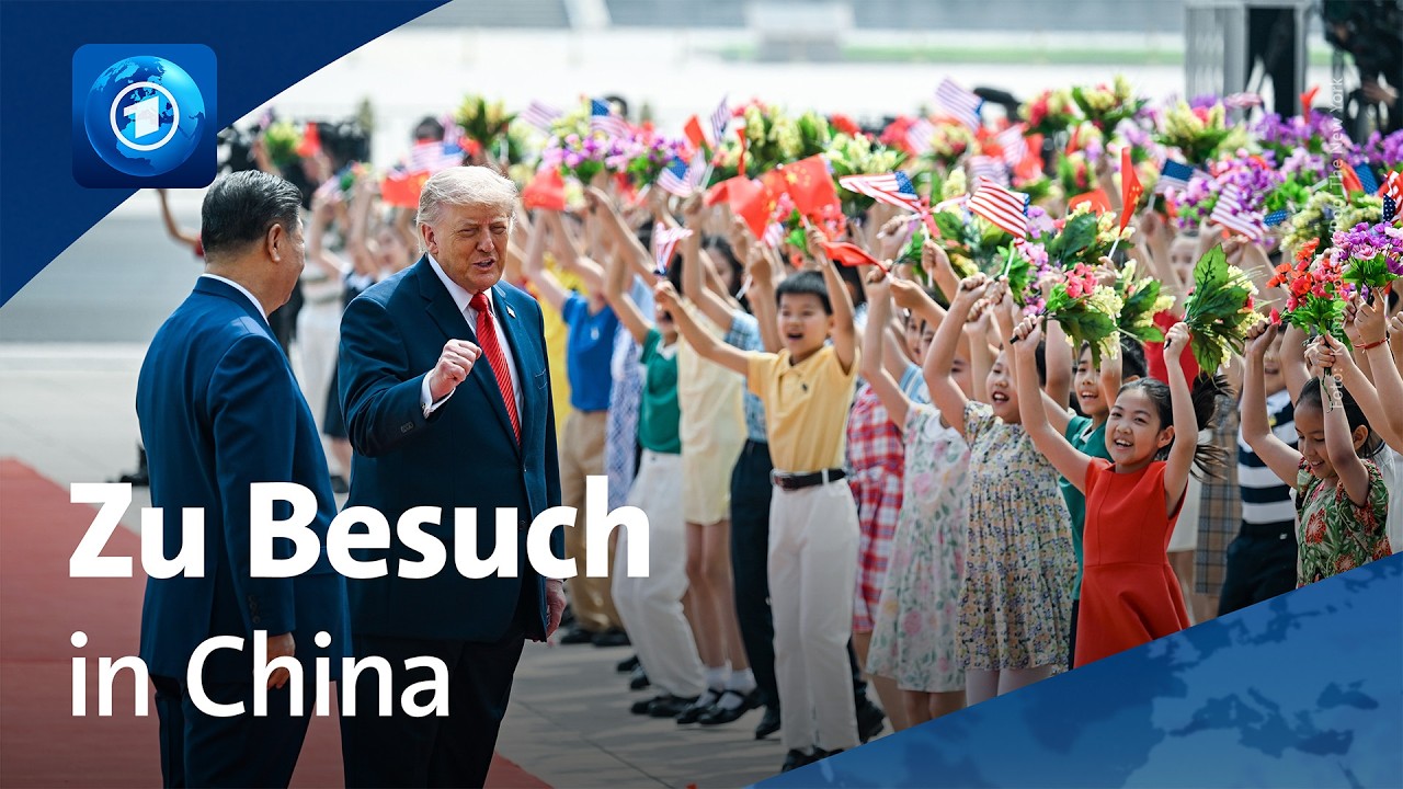 Trump in China: Staatschef Xi empfängt den US-Präsidenten