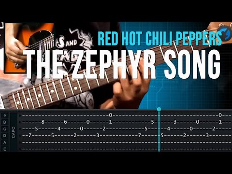 Red Hot Chili Peppers - The Zephyr Song (aula de guitarra completa)