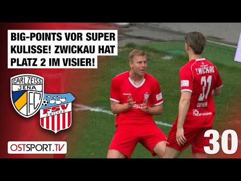 Big points in front of a fantastic crowd! Zwickau eyes second place: Jena vs. Zwickau | Regionall...