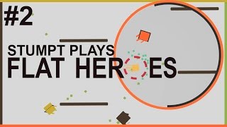 Flat Heroes - #2 - Go Blank Yourself! (4 Player Versus Gameplay)