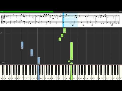 J. S. Bach  - Air BWV Anh. 131 [Piano Tutorial]