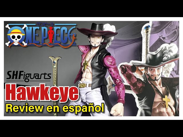 Vídeo relacionado con Bandai 37053 - Figura Decorativa Mihawk de 17 cm con Licencia Oficial de una Pieza - Figura de Manga articulada - Drácula Mihawk Ojo de halcón - Juguete Infantil de 4 años y +