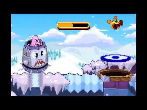Pac Man World 2 GBA 100% - Level 8 - Ice Boss (Pinky's Blower)