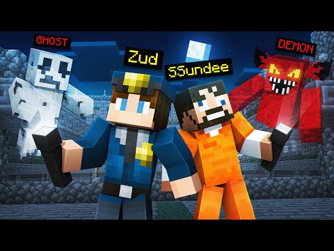 Zud - Finding a Haunted Prison in Minecraft... (Phasmophobia)