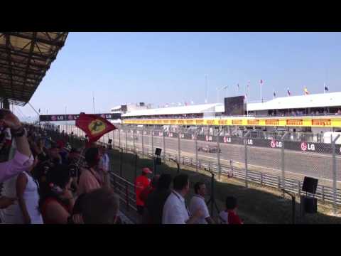 Real Formula 1 Engine sound - 2013 on Hungaroring