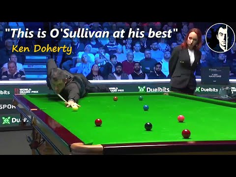 "O'Sullivan at his best" K. Doherty | Ronnie O'Sullivan vs Barry Hawkins | 2023 World Grand Prix L32