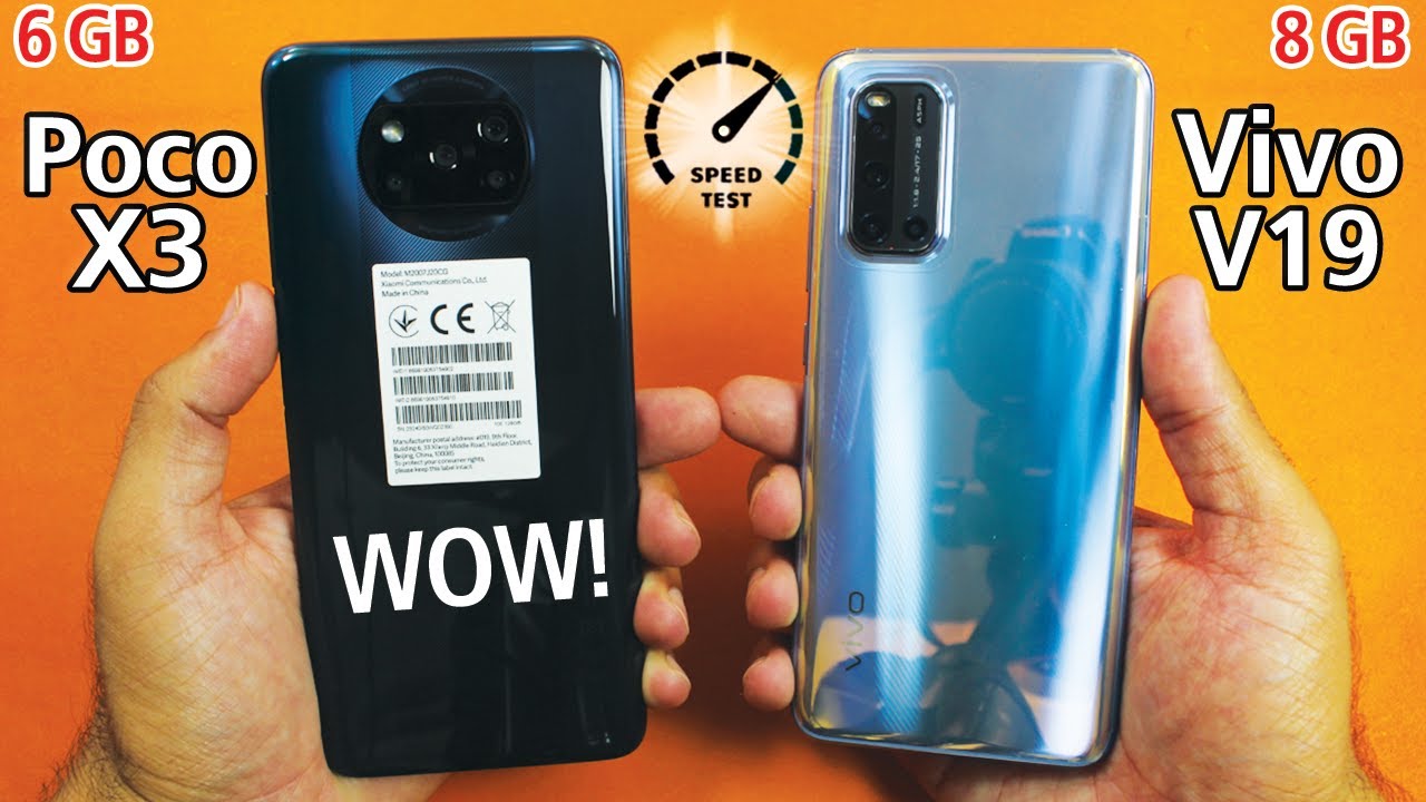 Xiaomi Poco X3 vs Vivo V19 - Speed Test! Beast is Here🔥