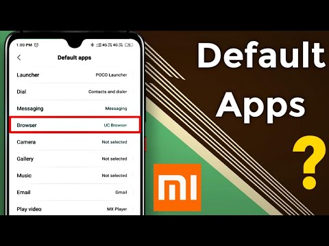 How To Change Default Apps On Xiaomi Phones | Default Apps Kaise Change Kare MIUI 10