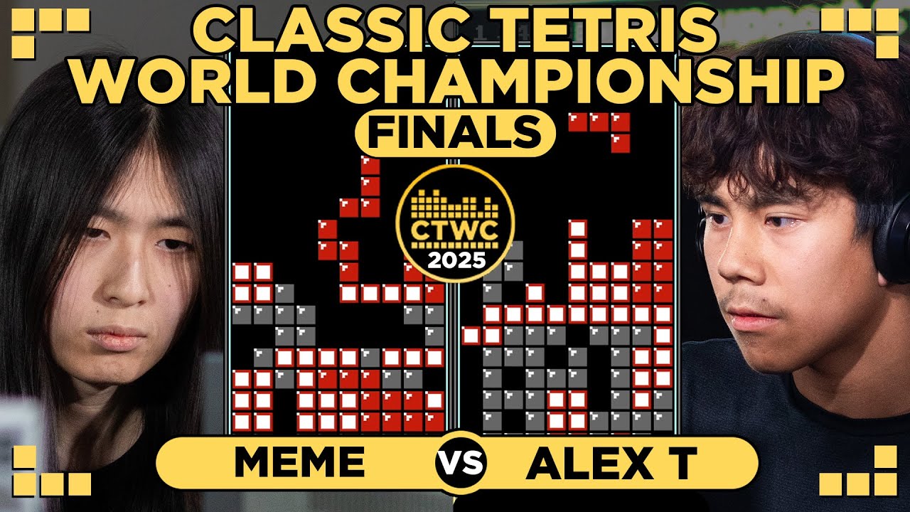 MEME vs ALEX T  | Classic Tetris World Championship 2025 FINALS