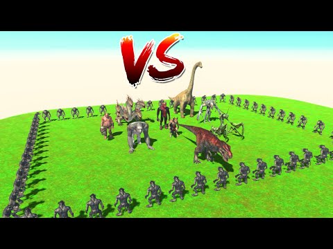 Remastered Werewolf's VS All Big UNIT !! -Animal Revolt Battle Simulator