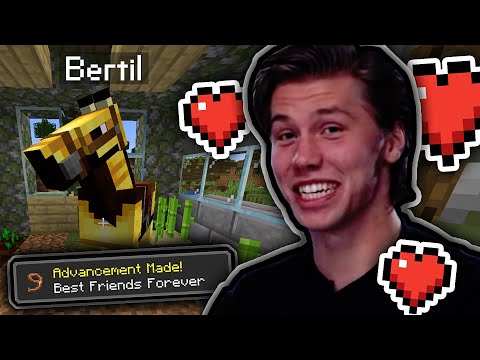 Finner min nye BESTEVENN og tvinger han til å bo hos meg for alltid ❤️ (Minecraft) #3