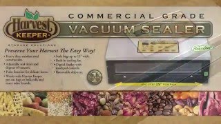 Harvest Keeper Vacuum Sealer