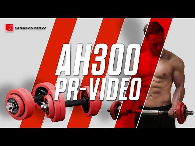 Video teaser for Sportstech AH300 - 2in1 Hantelset - Kurzhantel & Langhantel in einem
