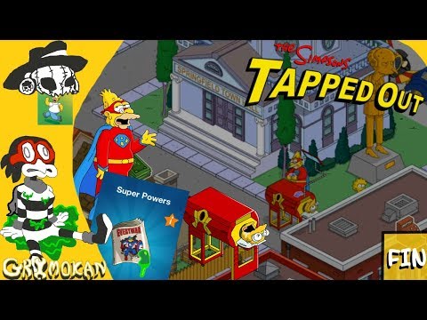 Gail Gameplay with Grimokan -  The Simpsons: Tapped Out - Super Powers Update | Fin