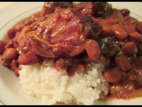 Slow Cooked Beans and Ham Hocks