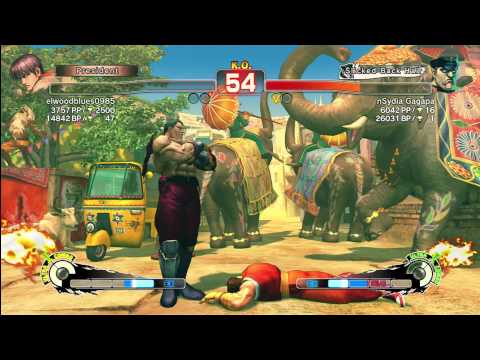 elwoodblues [Guy] vs nSydia Gagapa [Bison] SSF4 Arcade Edition