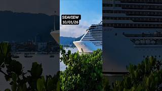 MSC SEAVIEW cruzeiro 10/01/26 ‎⁨@cruzeiros2025⁩ navio Salvado Buzios Maceio chegando #shorts