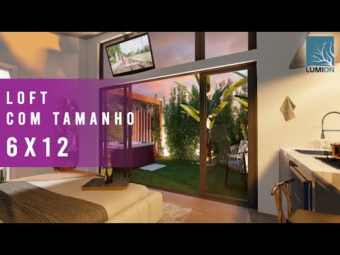 Projeto S+ Engenharia, LOFT COM TAMANHO DE 6 X12