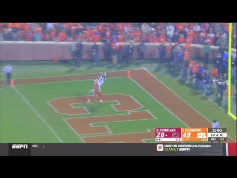 2018 USC vs Clemson - Shi Smith 20 Yd Touchdown Reception