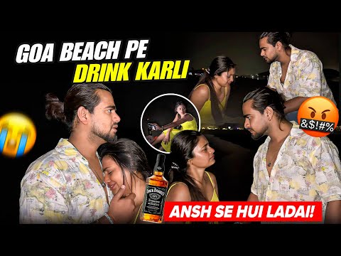 I had a drink in the mood off on Goa Beach 🍺