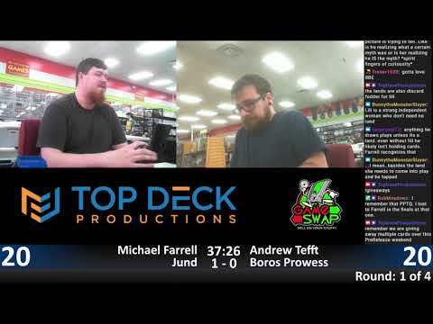 Tuesday Night Modern w/ Commentary (4/23/19) - Michael Farrell (Jund) vs. Andrew Tefft (Boros Prowes