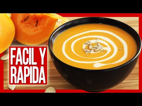🥣 Mira qué Fácil es Hacer CREMA DE CALABAZA ► Receta con Calabaza
