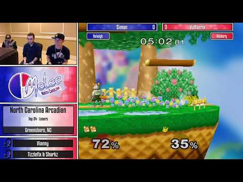 Simon (Fox) vs Vulfearix (Pikachu) [Losers Top 24] - NC Arcadian 4